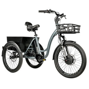 Leader Fox Curtis 24″ elektromos tricikli – matt szürke